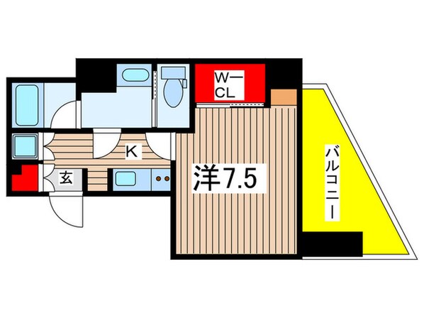 WHARF森下の物件間取画像